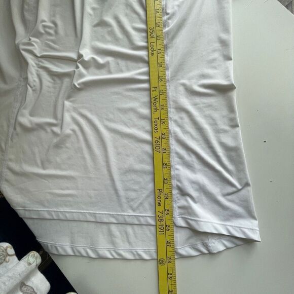 Noble Outfitters Women's Noble Equestrian Mariah Long Sleeve Crew Top White XL - Picture 5 of 8